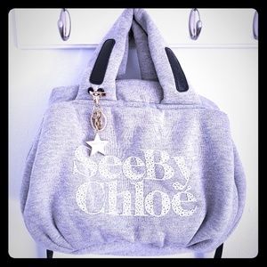 See By Chloe gray handbag
